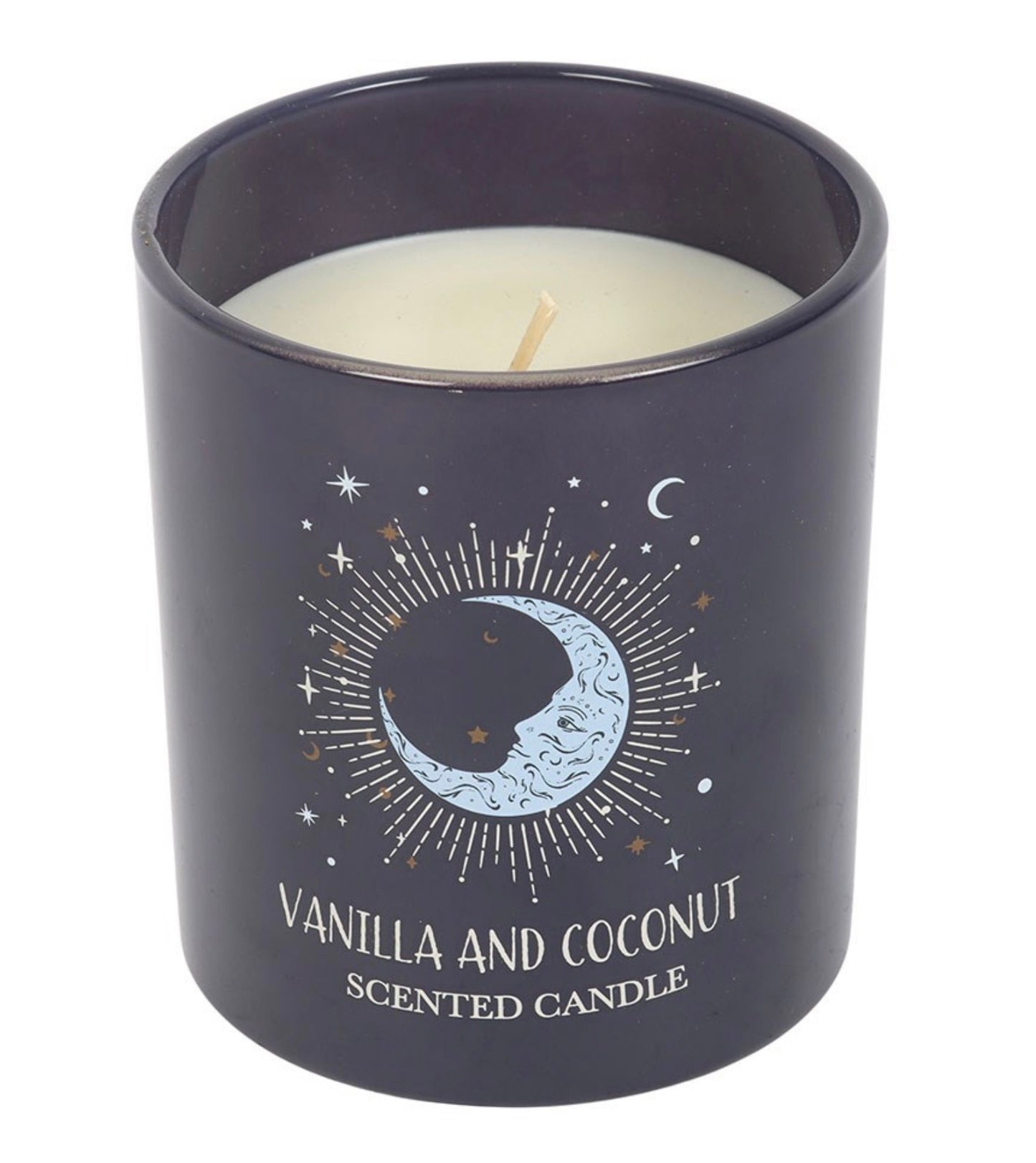 Blue Moon Vanilla and Coconut Scented Candle