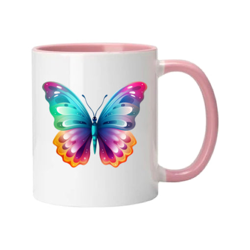 Mug - 11oz - Multi Coloured Butterfly 3