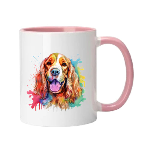 Mug - 11oz - Cocker Spaniel in vibrant watercolours 3