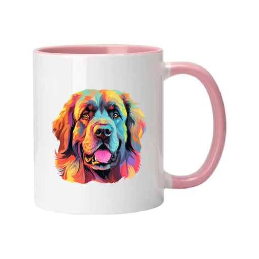 Mug - 11oz - Leonberger in vibrant watercolours 2