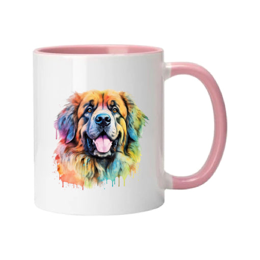 Mug - 11oz - Leonberger in vibrant watercolours 3