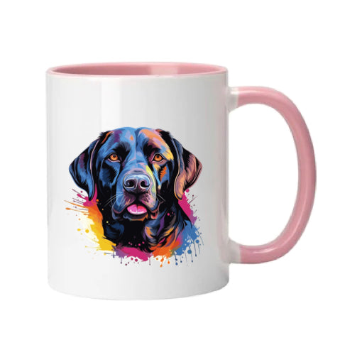 Mug - 11oz - Labrador in vibrant watercolours 7