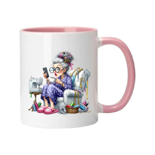 Mug - 11oz - Funny Crafting Grandma 3