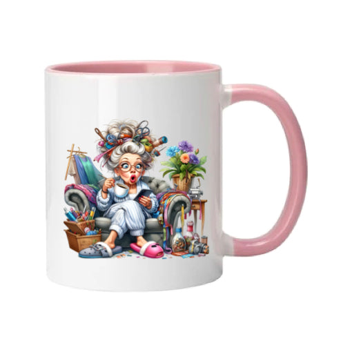 Mug - 11oz - Funny Crafting Grandma 6