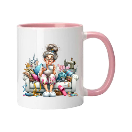 Mug - 11oz - Funny Crafting Grandma 10