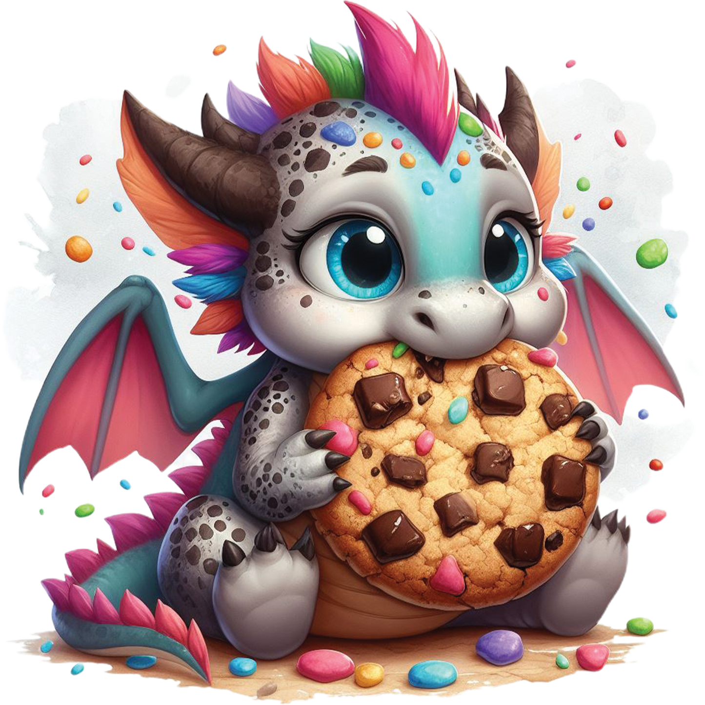 Kids - Baby Dragons with Sweet Treats - Images x28