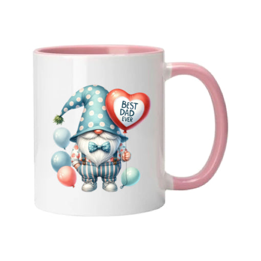 Mug - 11oz - Fathers Day - 'Best Ever Dad' Gnome