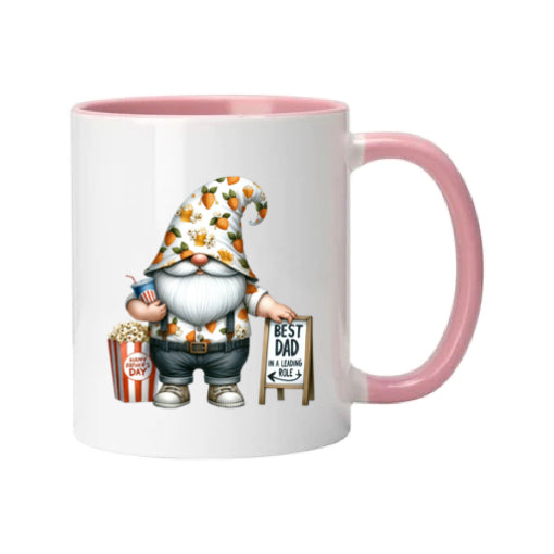 Mug - 11oz - Fathers Day - 'Best Dad in a Leading Role' Gnome