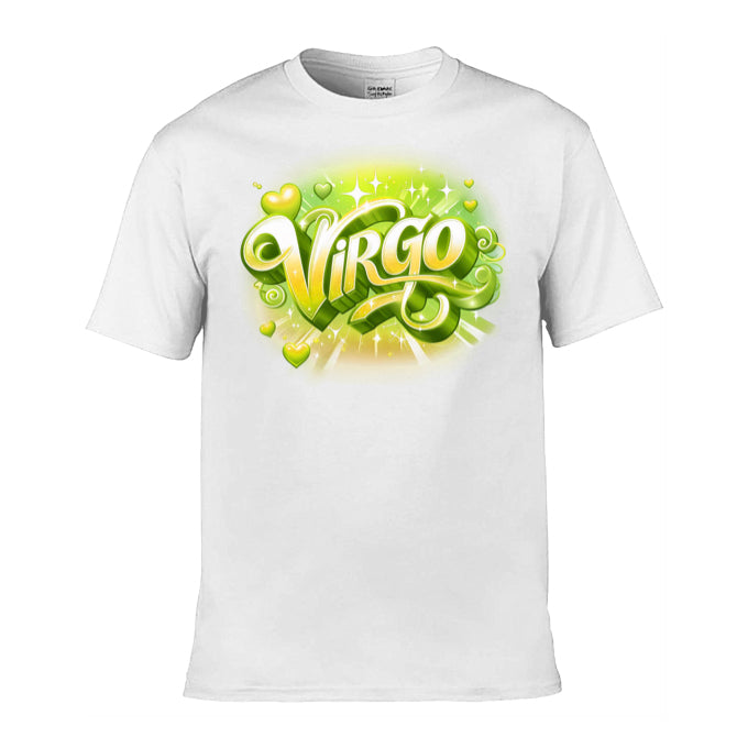 Mens T-Shirt (Gildan Softstyle 64000) - with Zodiac Sign - Virgo 2