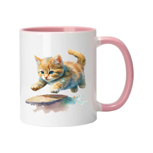 Mug - 11oz - Kitten jumping