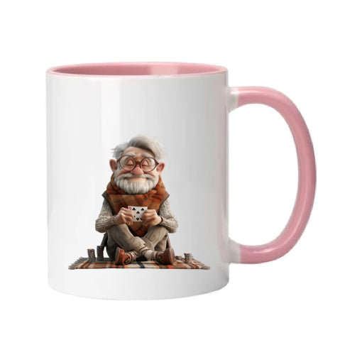 Mug - 11oz - OAP - Old Man Playing Cards 1