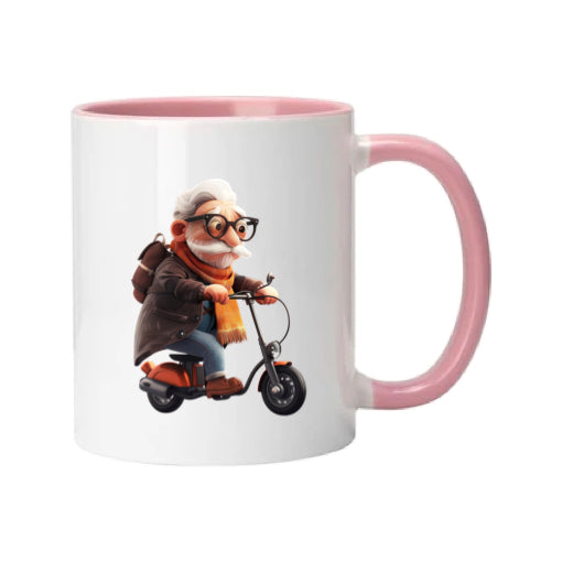 Mug - 11oz - OAP - Old Man on his Moped