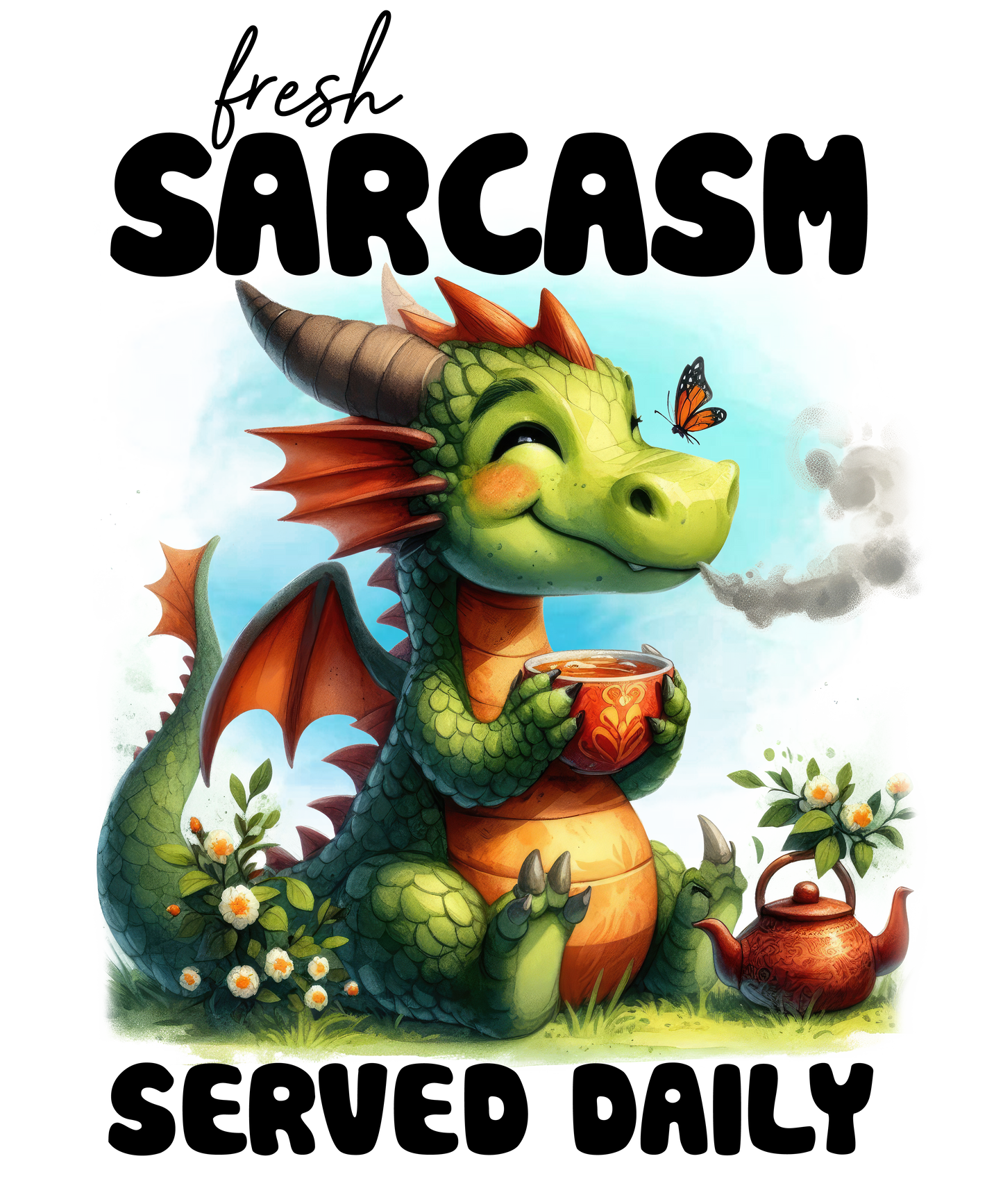 Adult - Sarcastic Sayings with Dragons - 5 images