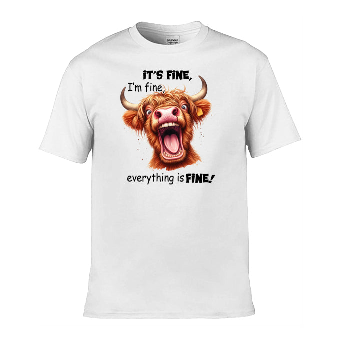 Mens T-Shirt (Gildan Softstyle 64000) - Sarcastic Quotes with Cows - Group 1