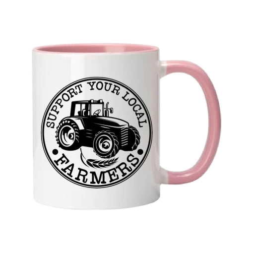 Mug - 11oz - Farmers Saying - 'Support your local farmers' 1a