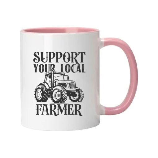 Mug - 11oz - Farmers Saying - 'Support Your Local Farmer' 2