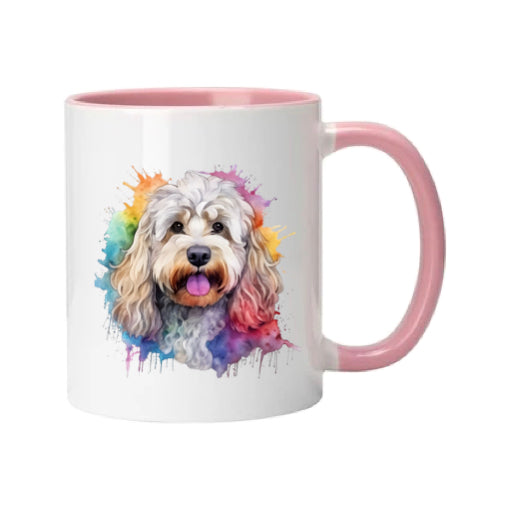 Mug - 11oz - Cockapoo in vibrant watercolours 1