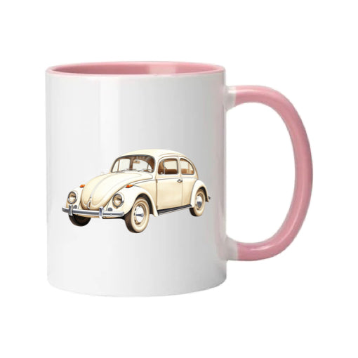 Mug - 11oz - VW Beetle - White