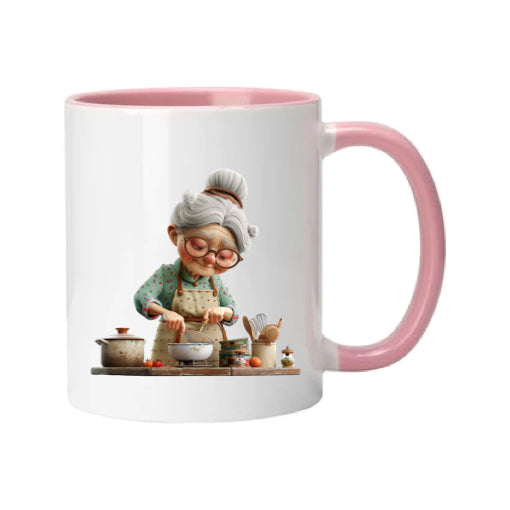 Mug - 11oz - OAP - Lady cooking 2