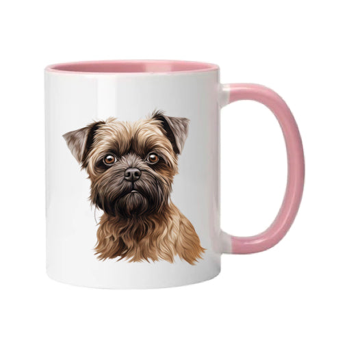 Mug - 11oz - Affenpinscher - brown 4