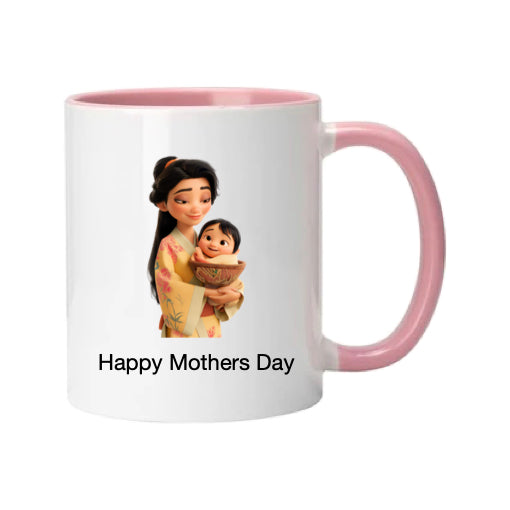 Mug - 11oz - Lady & Boy Hugging 3