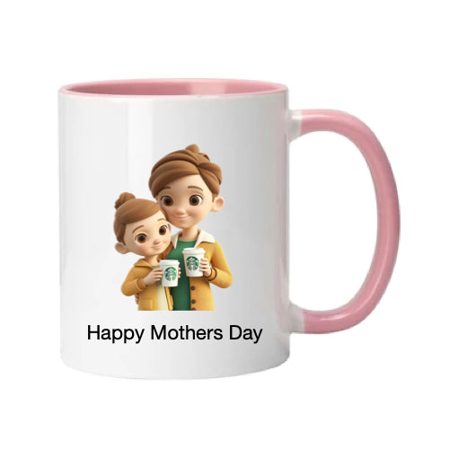 Mug - 11oz - Lady & Girl with Coffee 2