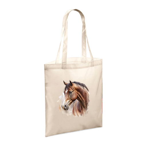 Polyester Tote Bags 10ltr with Watercolour Horses