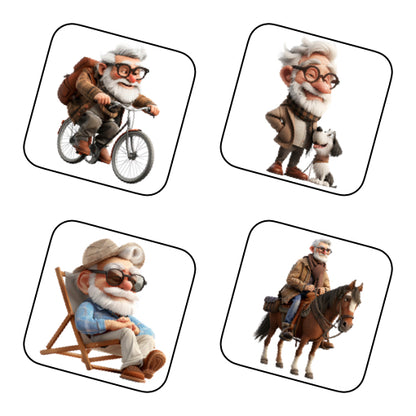 Coasters with OAP Men