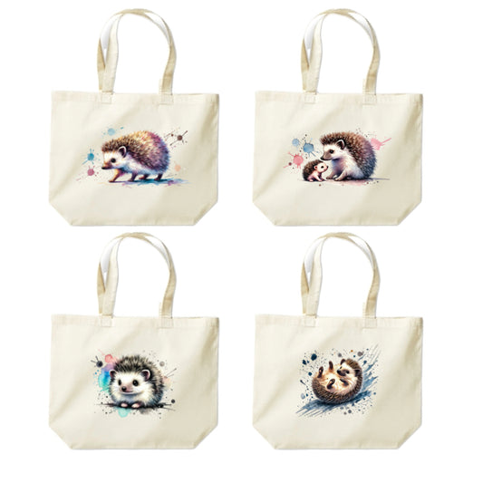Cotton Tote Bags 18ltr - Hedgehogs