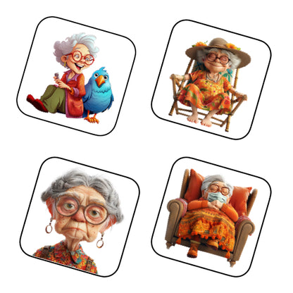 Coasters with OAP Women - Group A