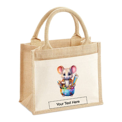 Jute Tote Bags - With 21 different Mouse Artists