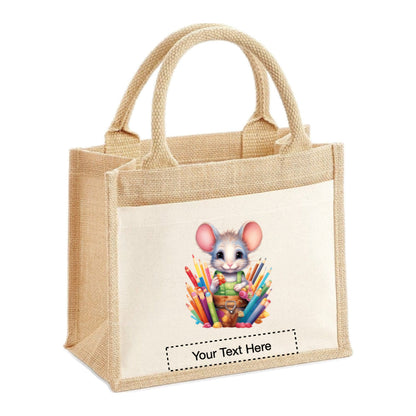 Jute Tote Bags - With 21 different Mouse Artists