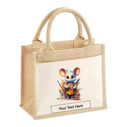 Jute Tote Bags - With 21 different Mouse Artists