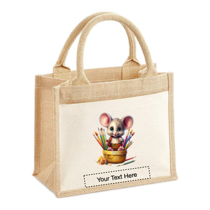 Jute Tote Bags - With 21 different Mouse Artists