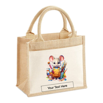 Jute Tote Bags - With 21 different Mouse Artists