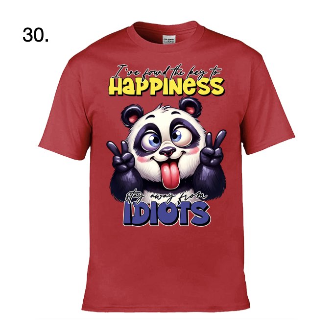 Adult T-Shirts - Sarcastic Sayings with a range of different animals - 19x  images