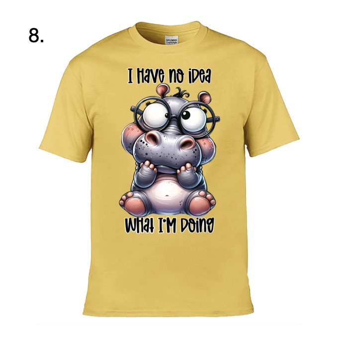 Adult T-Shirts - Sarcastic Sayings with a range of different animals - 19x  images
