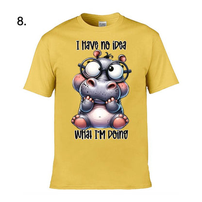 Adult T-Shirts - Sarcastic Sayings with a range of different animals - 19x  images