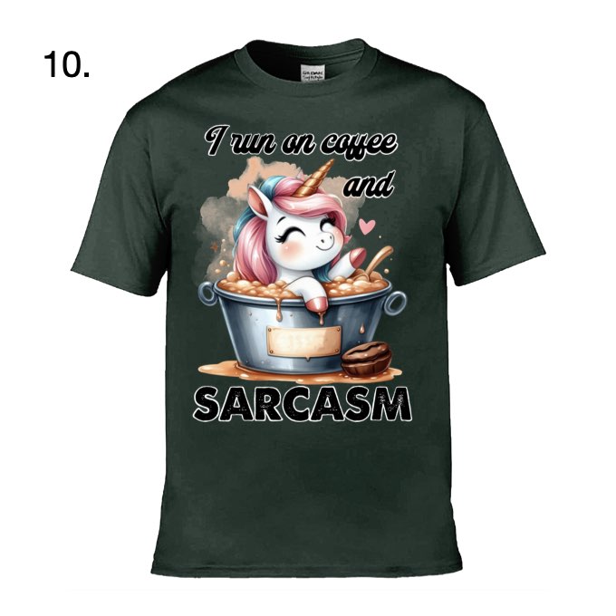 Adult T-Shirts - Sarcastic Sayings with a range of different animals - 19x  images