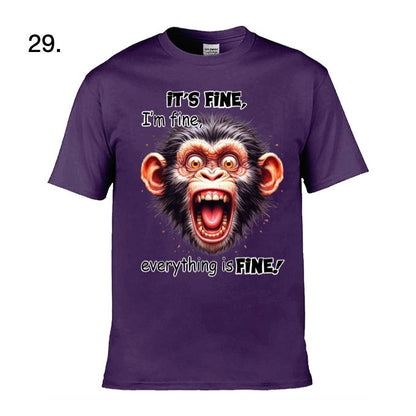 Adult T-Shirts - Sarcastic Sayings with a range of different animals - 19x  images