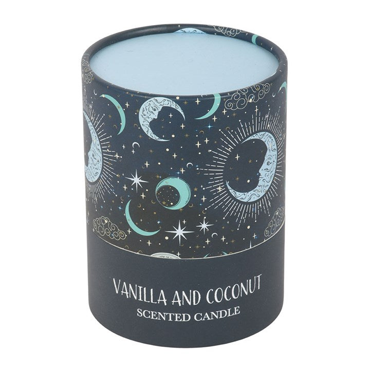 Blue Moon Vanilla and Coconut Scented Candle