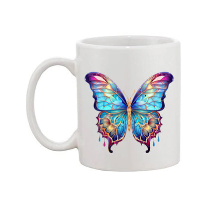 Mug - 11oz - Multi Coloured Butterfly 1