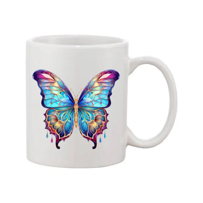 Mug - 11oz - Multi Coloured Butterfly 1