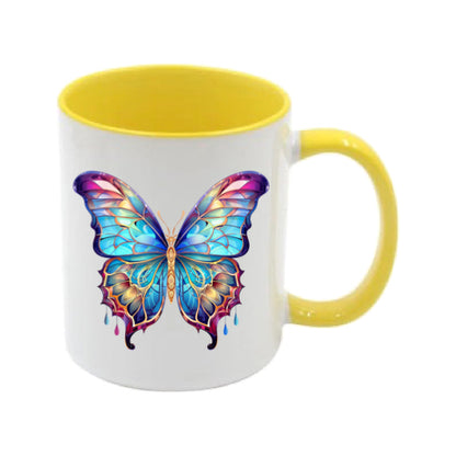 Mug - 11oz - Multi Coloured Butterfly 1