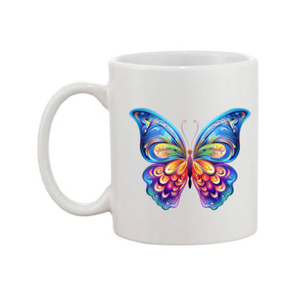 Mug - 11oz - Multi Coloured Butterfly 2