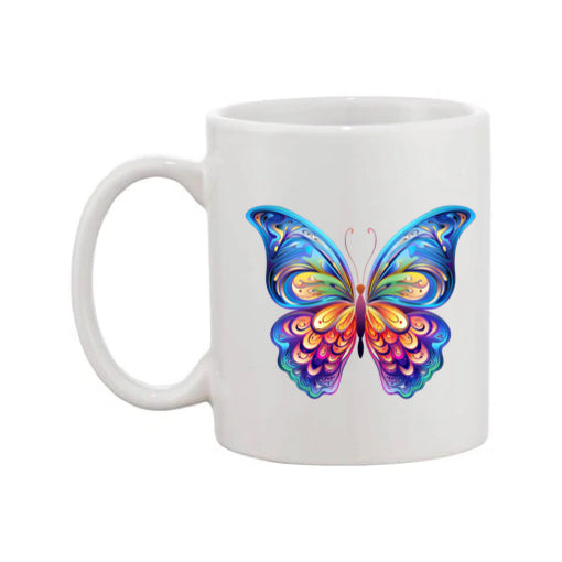 Mug - 11oz - Multi Coloured Butterfly 2