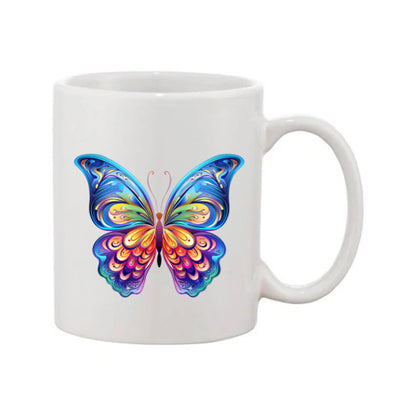 Mug - 11oz - Multi Coloured Butterfly 2