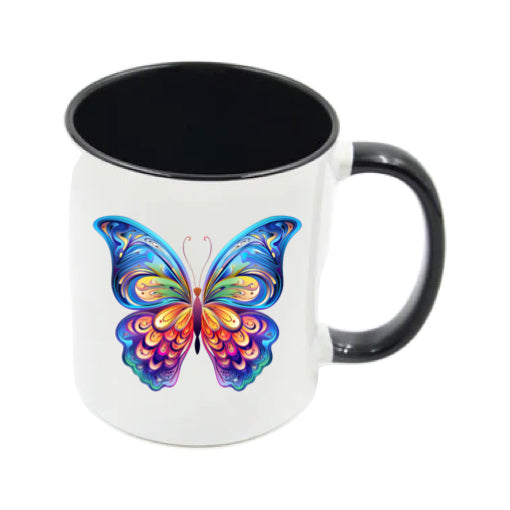 Mug - 11oz - Multi Coloured Butterfly 2