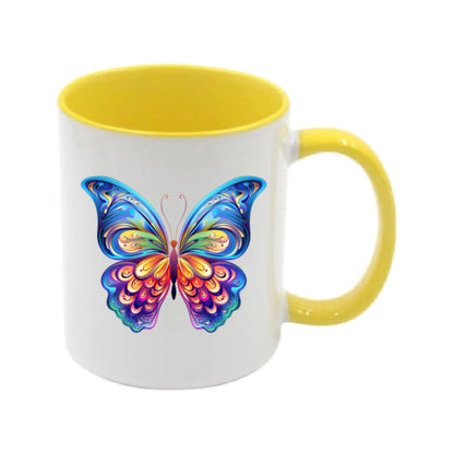 Mug - 11oz - Multi Coloured Butterfly 2