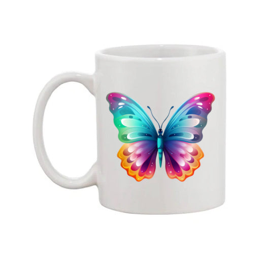 Mug - 11oz - Multi Coloured Butterfly 3